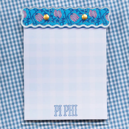 Block Print Notepad - Pi Beta Phi