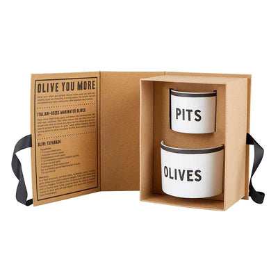 Olive + Pit Bowls Book Box