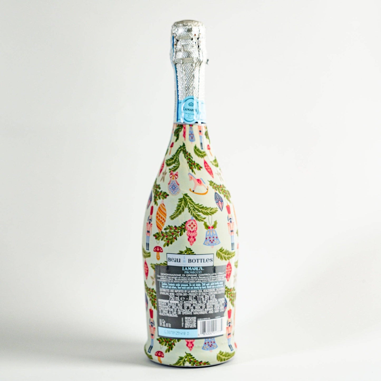 Prosecco Bottle Wrap - Merry Little Ornaments