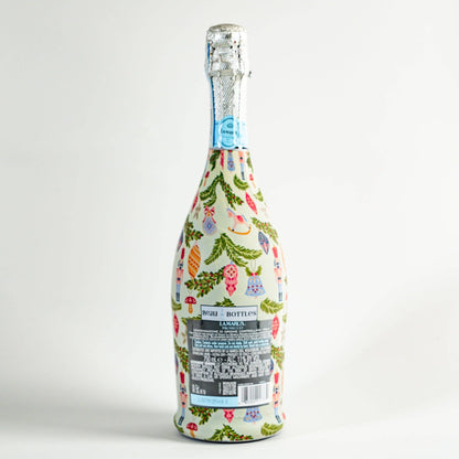 Prosecco Bottle Wrap - Merry Little Ornaments