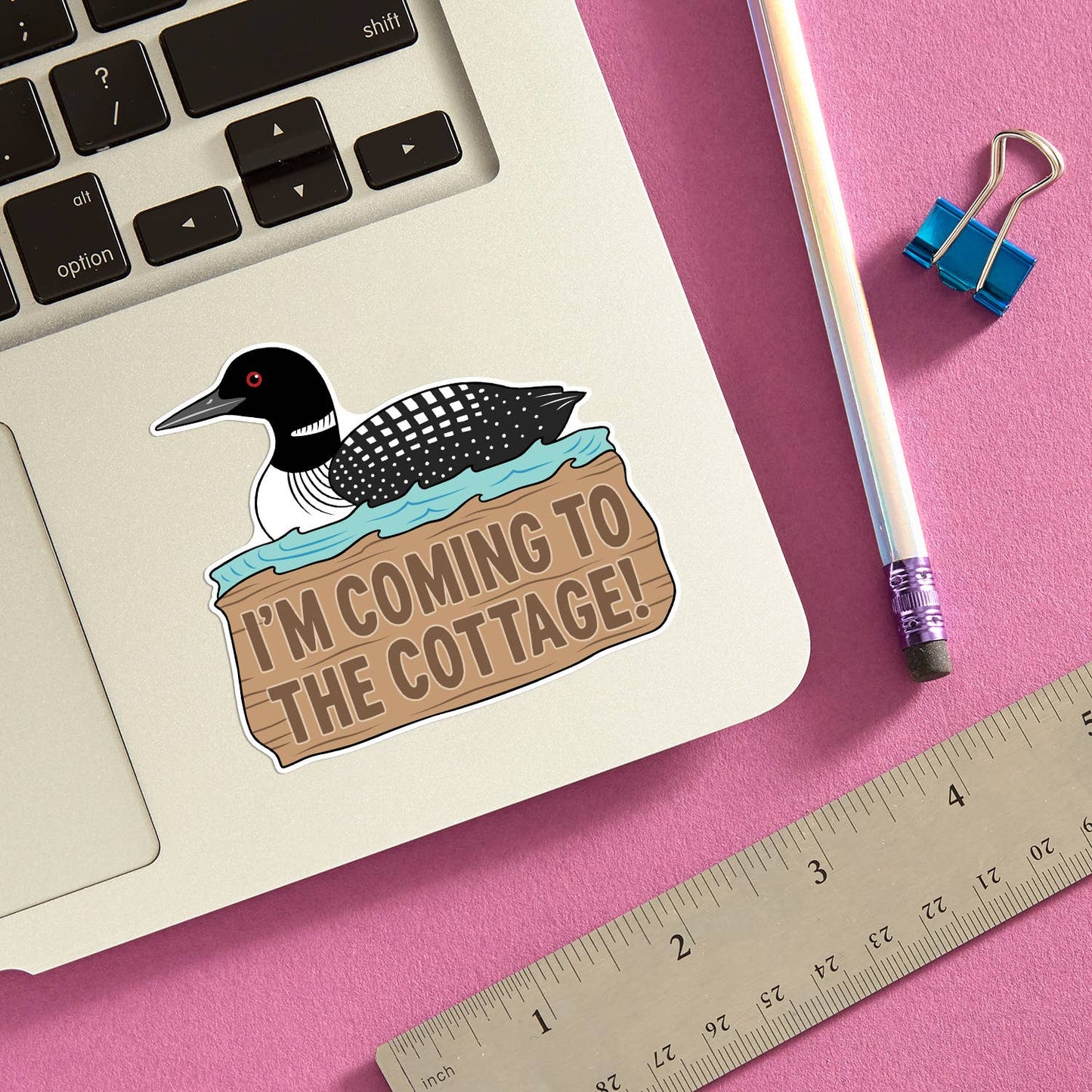 Heated Rivalry - I'm Coming to the Cottage Sticker
