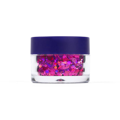 Macro Body Glitter | Fuchsia-Zinnia