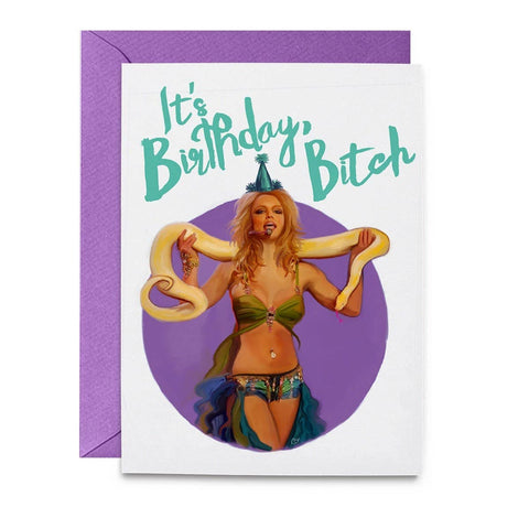 Britney Bitch Birthday Card