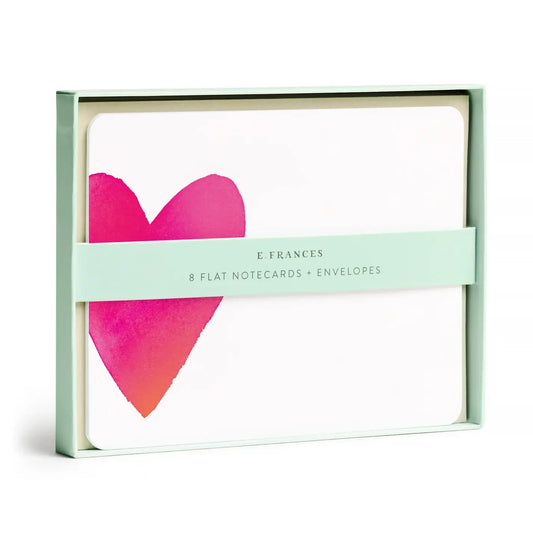 Big Heart Flat Note Set