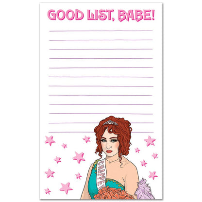 Chappell Good List, Babe! Notepad