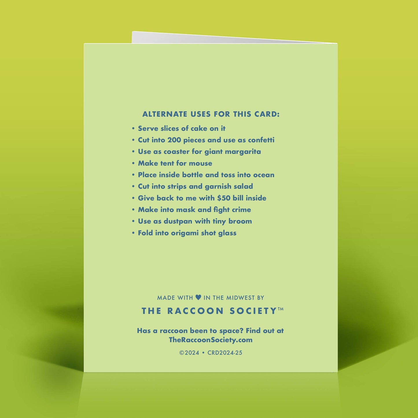 Birthday Goals Card