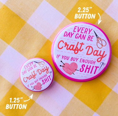 In Dolly We Trust Button 2.25"
