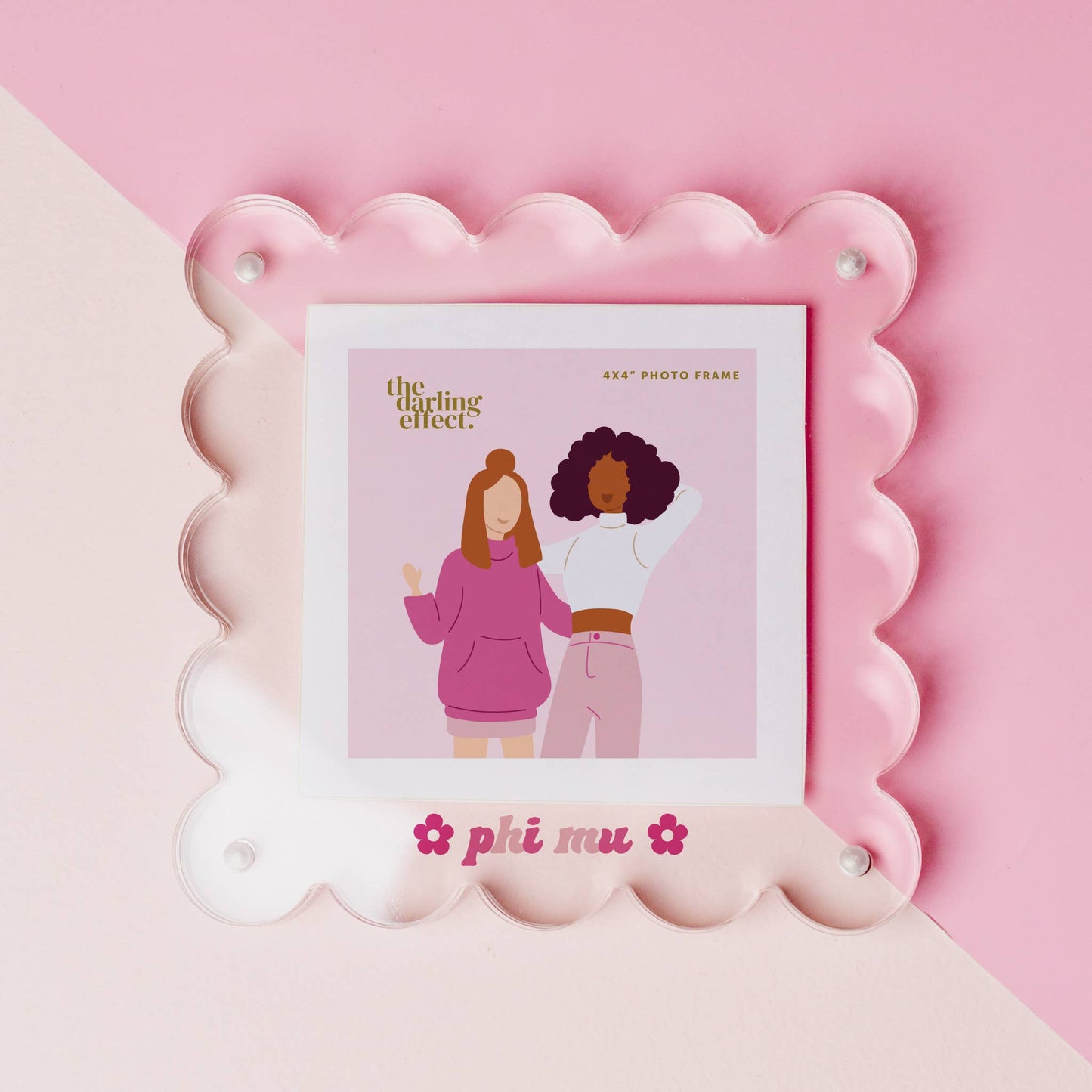 Sisterhood Acrylic Frame - Phi Mu