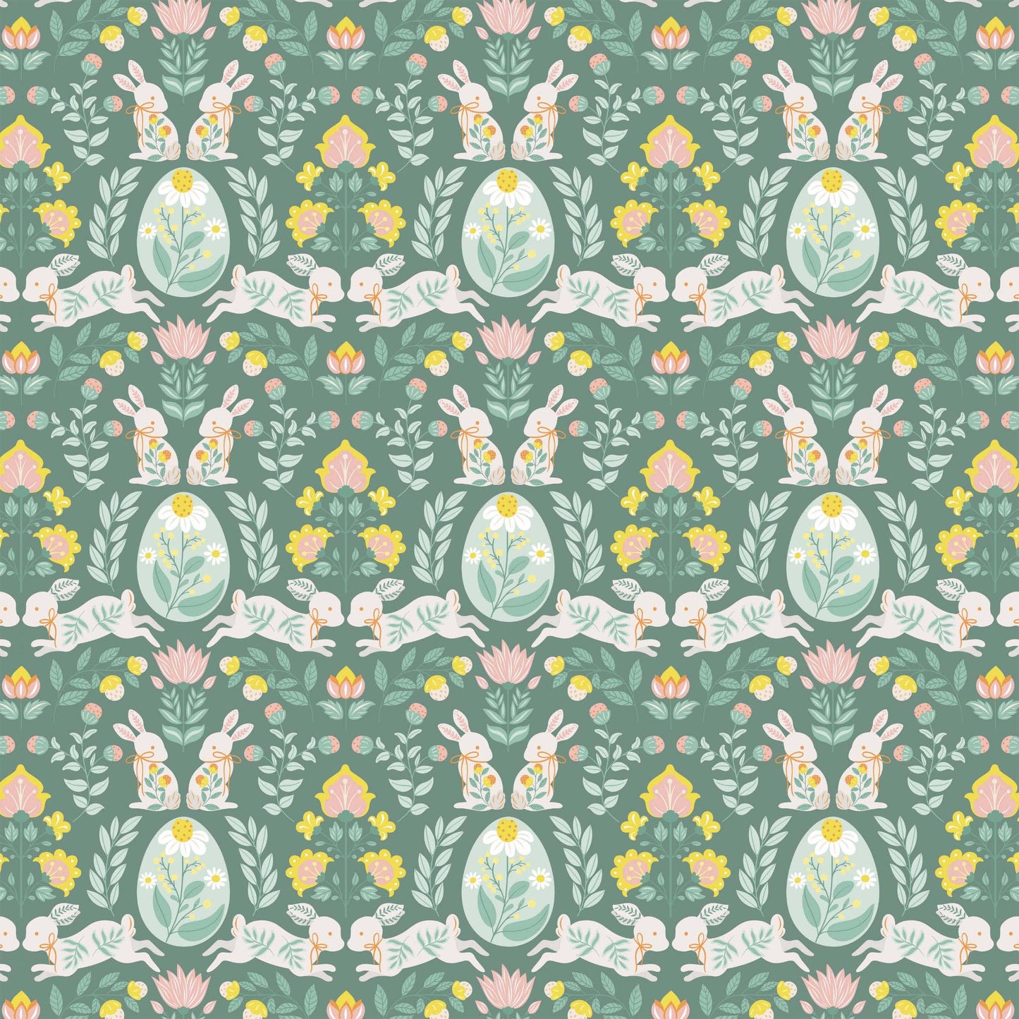Beau Bottles Spring Folk Bunnies- Prosecco Collection