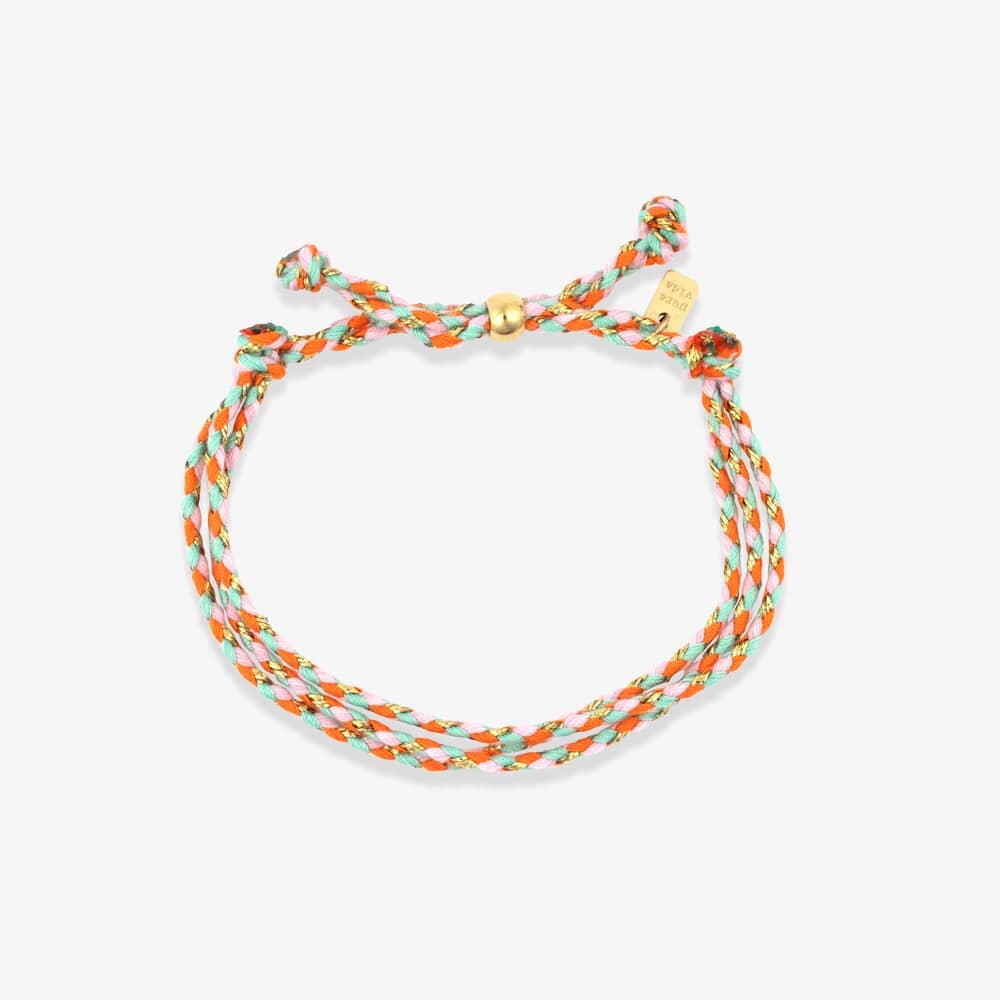 Friendship Cord Bracelet - Creamsicle