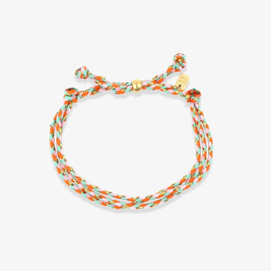 Friendship Cord Bracelet - Creamsicle