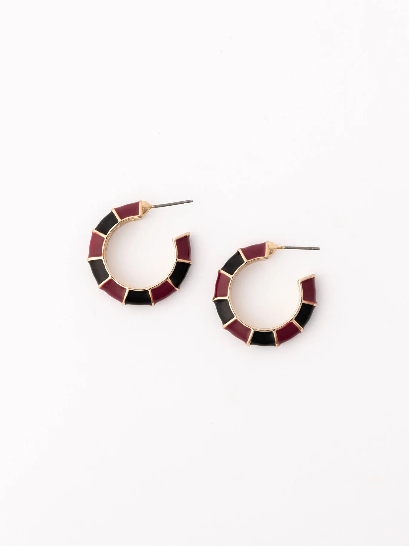 Ashlynn Earrings | Garnet + Black