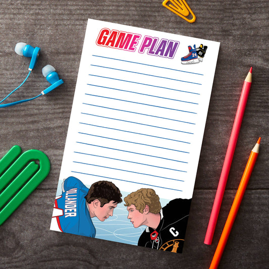 Heated Rivalry - Game Plan Notepad