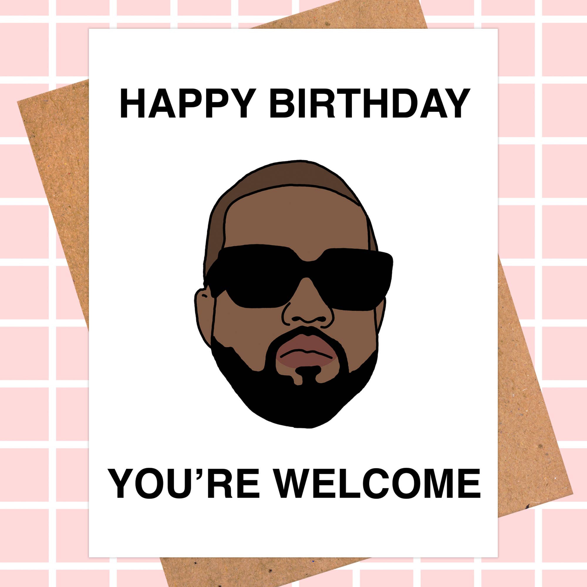 Kanye West Birthday Card