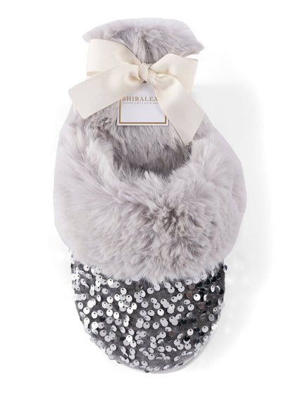 Fiesta Slippers - Silver