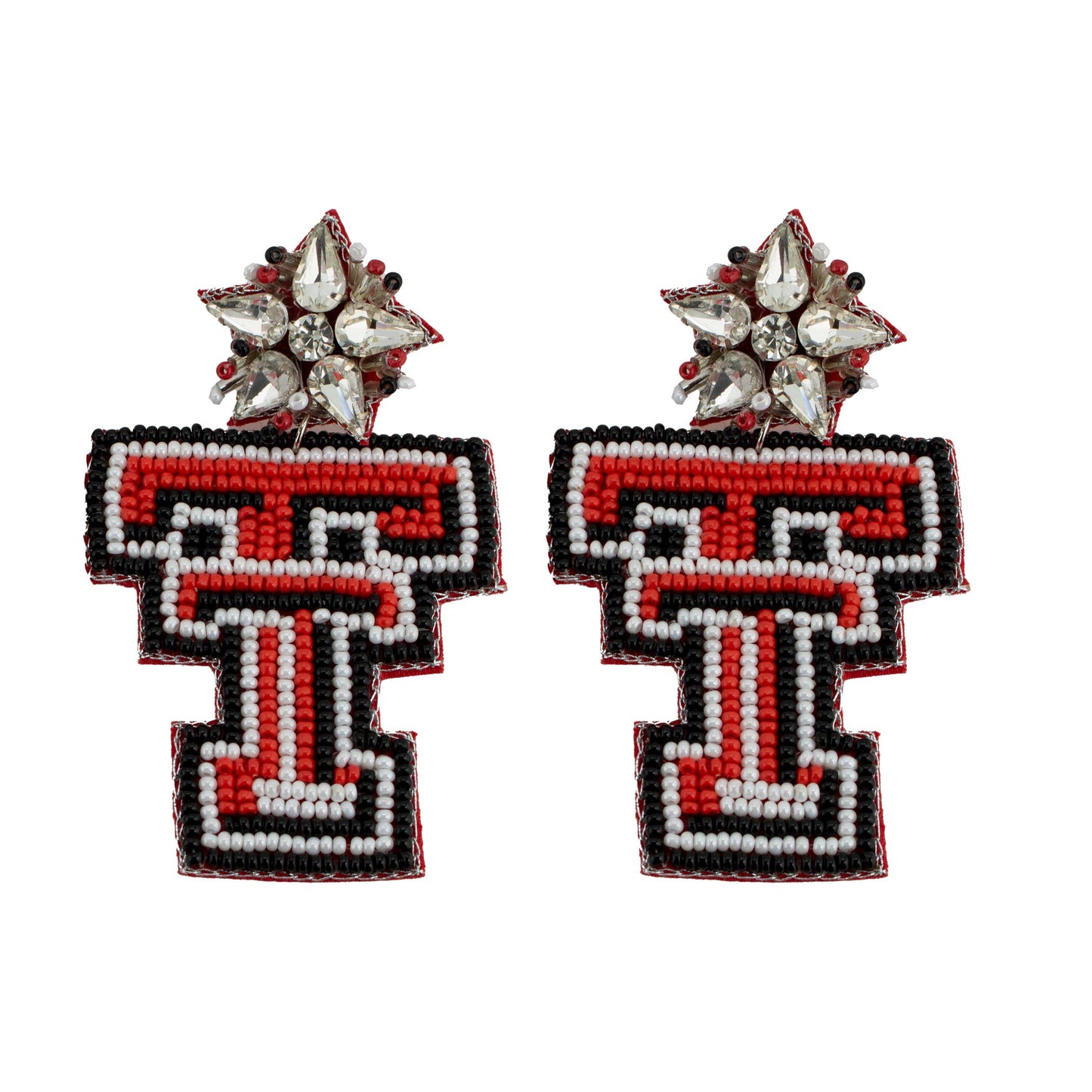 Carolina Rhinestone Beaded Earrings