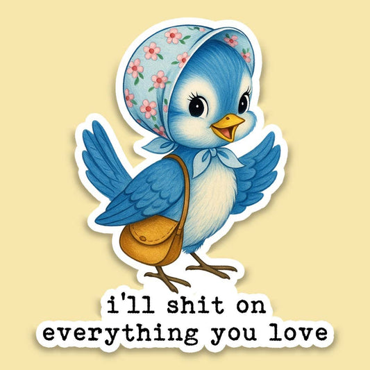 Funny Bird Sticker