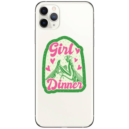 Girl Dinner Sticker