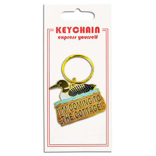 Heated Rivalry I'm Coming to the Cottage Keychain