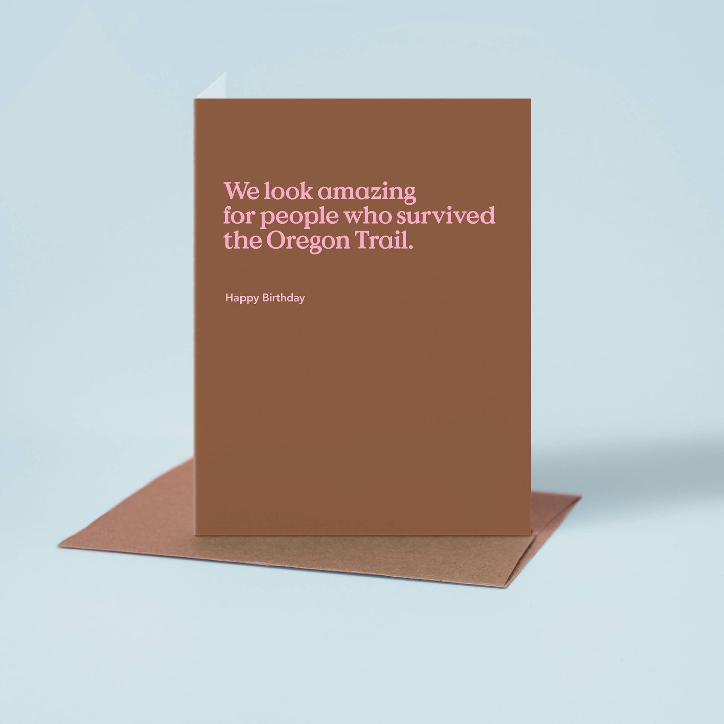 Oregon Trail Funny Birthday Card