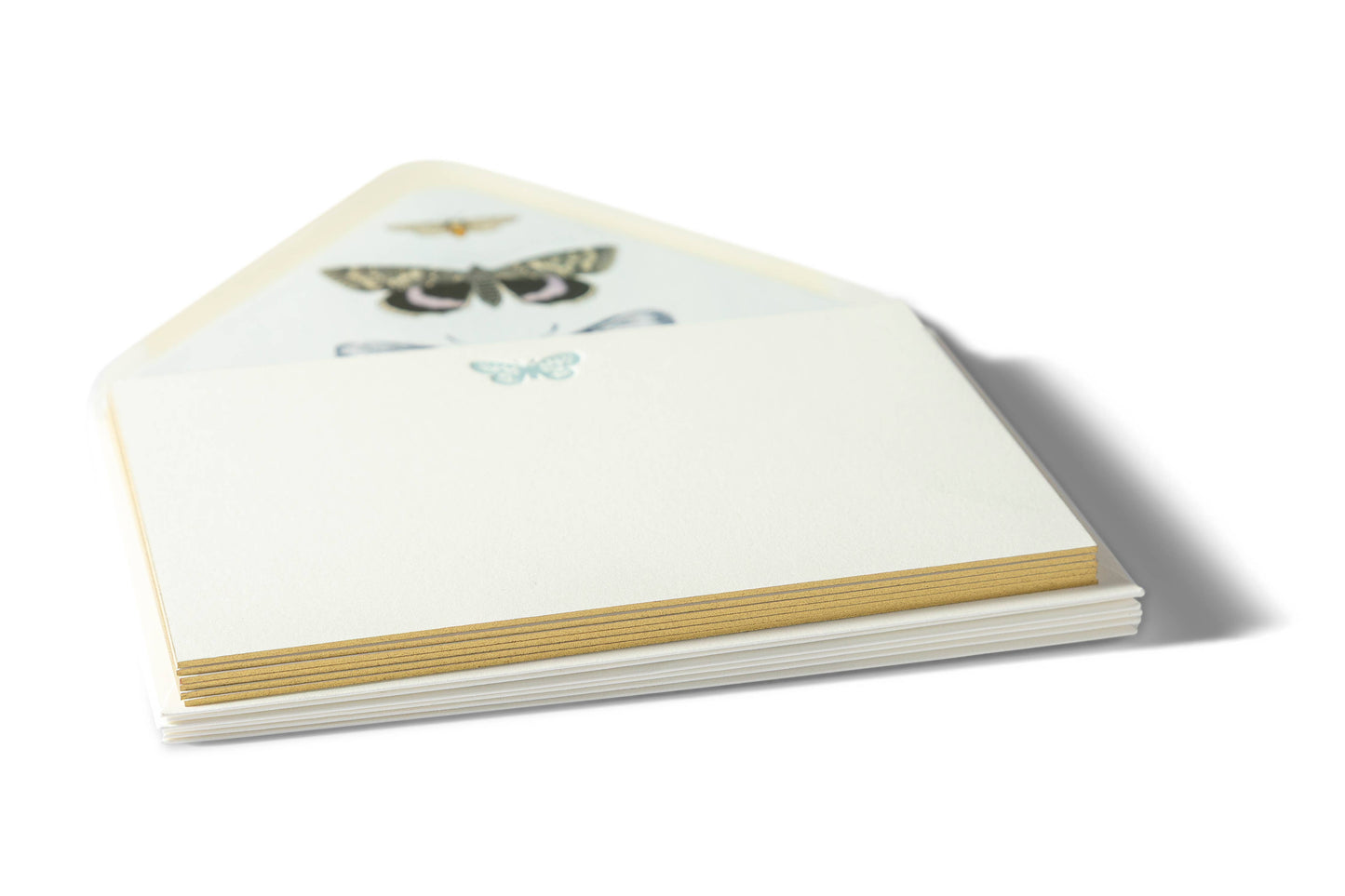 Butterfly Letterpress Flat Notecards