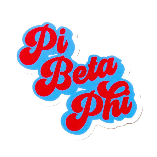 RETRO Decal Sticker - Pi Beta Phi