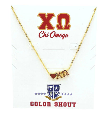 XO Heart Necklace