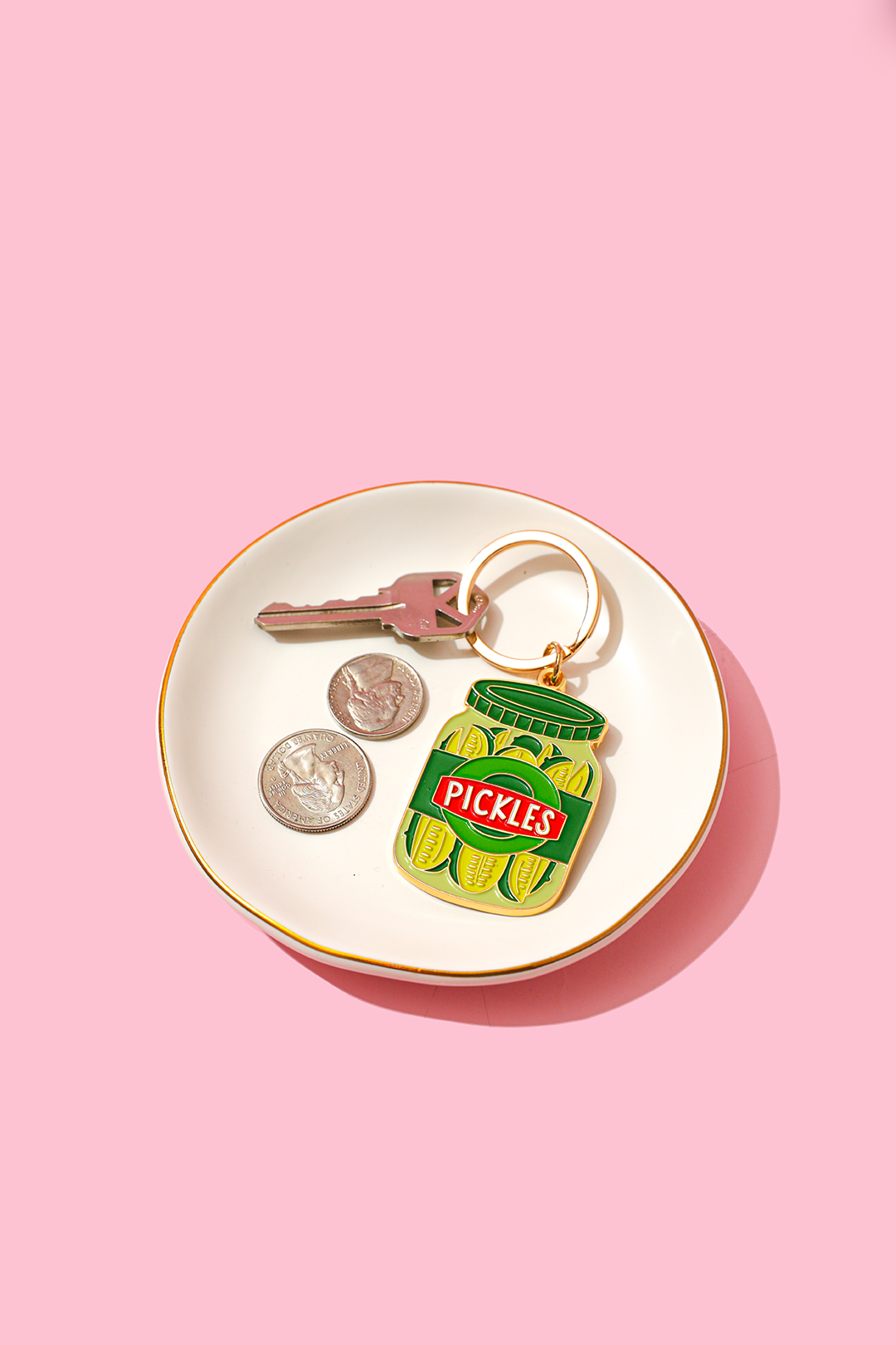 Pickle Jar Keychain