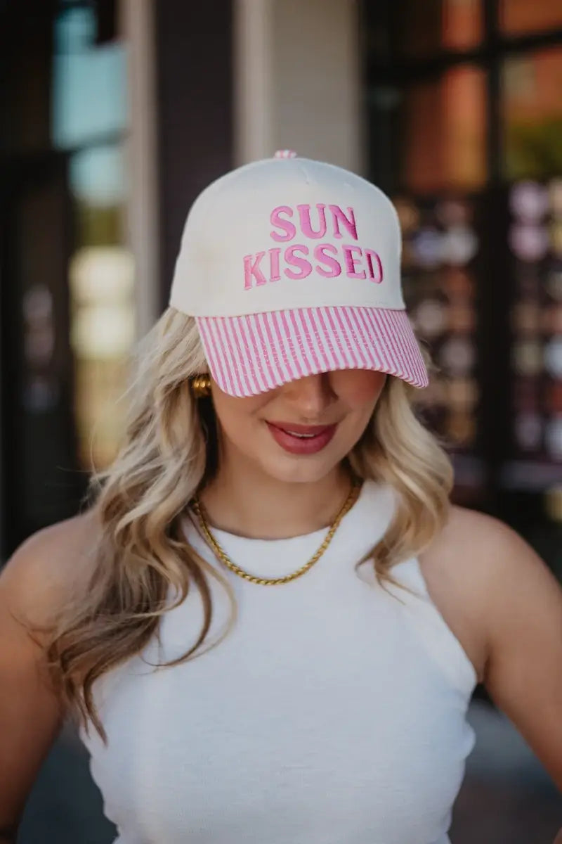 Sunkissed Hat - Blue Stripe