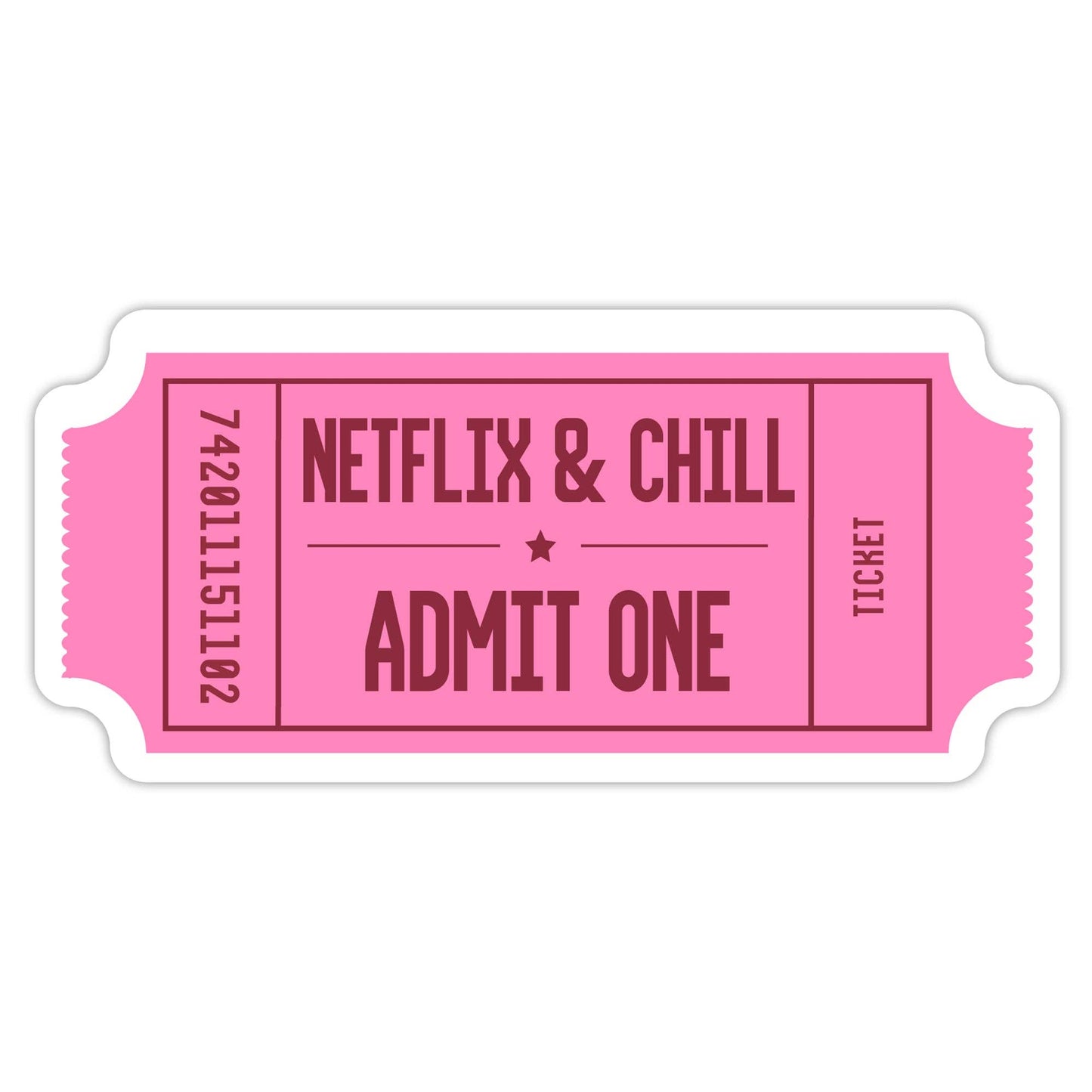 Netflix & Chill Sticker