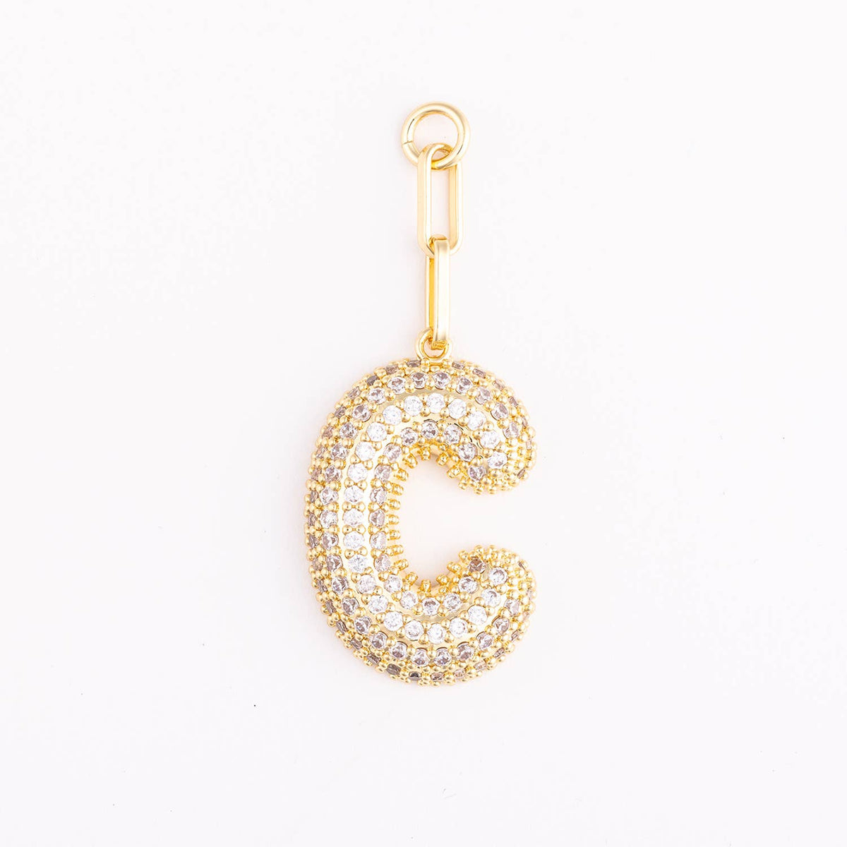 Bag Charm | Heather Initial: A