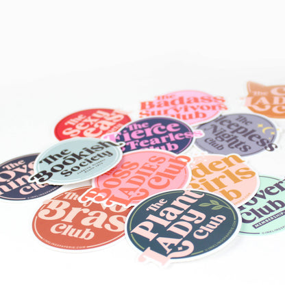 Overthinkers Club Sticker