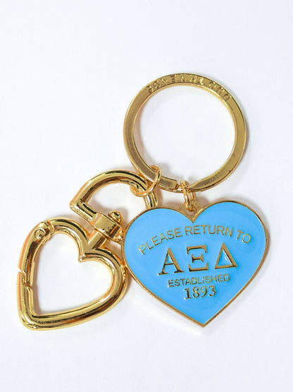 Theta Please Return Key Ring