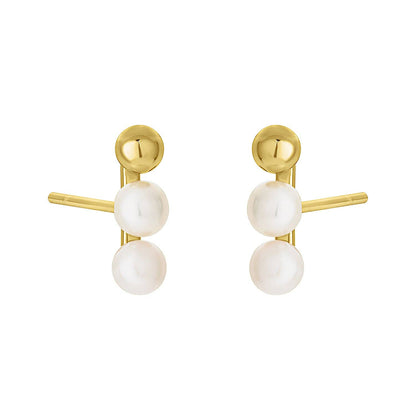CHELSEA CLIMBER STUDS: GOLD