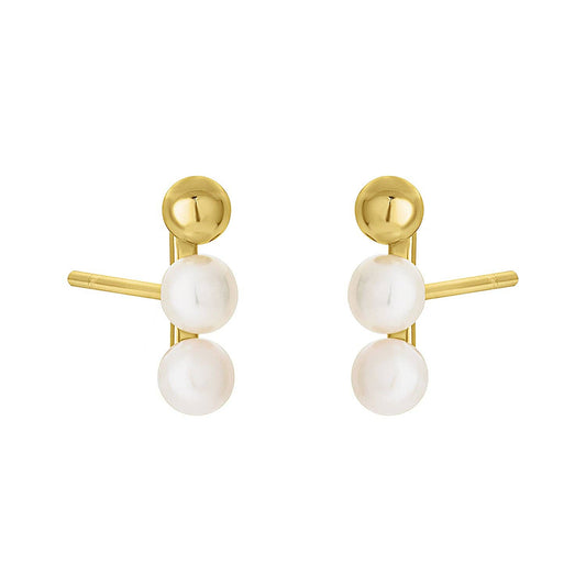 CHELSEA CLIMBER STUDS: GOLD
