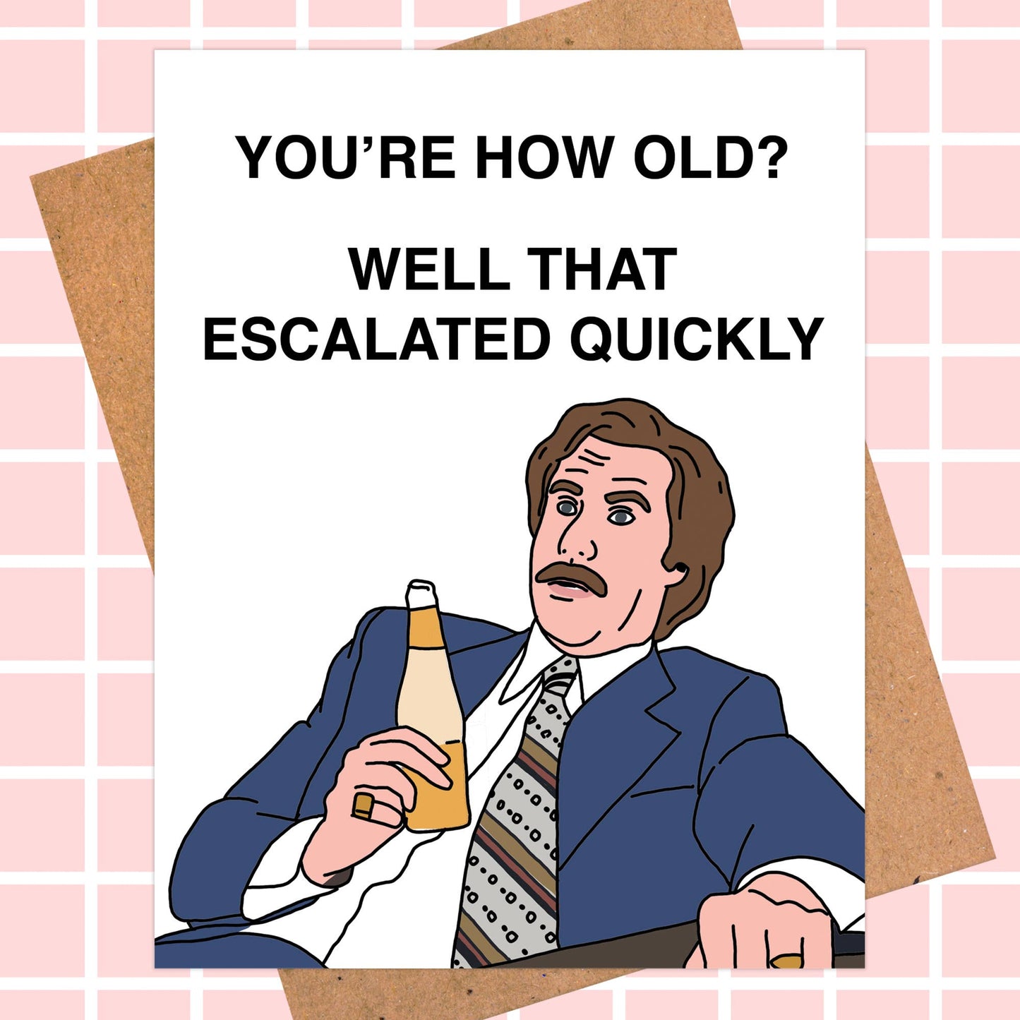 Anchorman - That Escalated Quickly Card