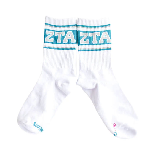 Sorority Socks - Zeta Tau Alpha