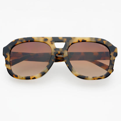 Voyager Aviator Sunglasses  : Milky Tortoise