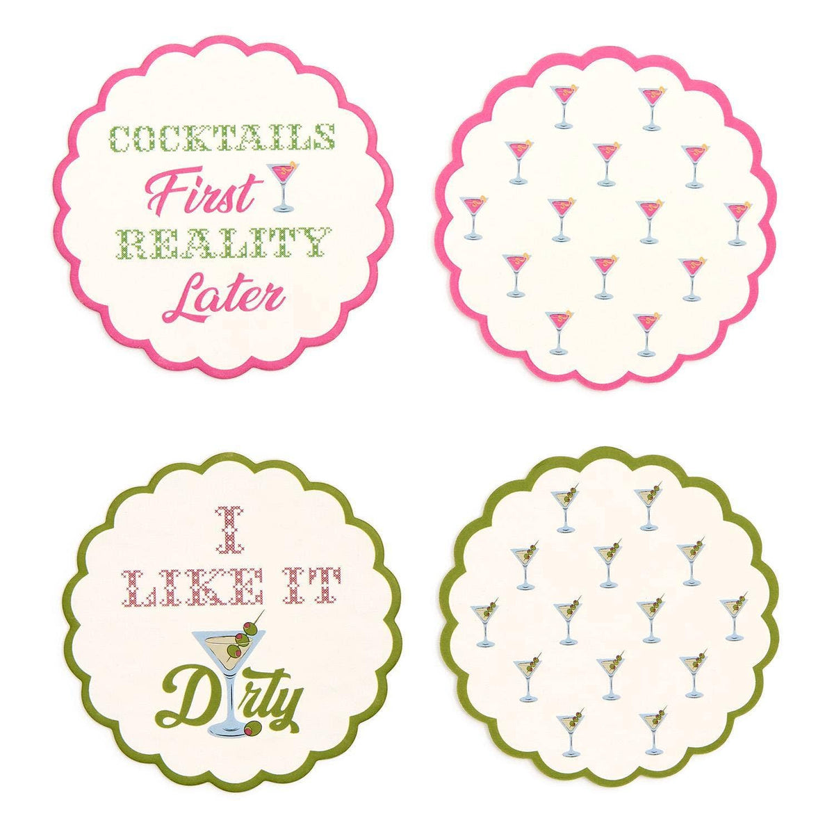 Cocktail Paper Coasters | Set of 24