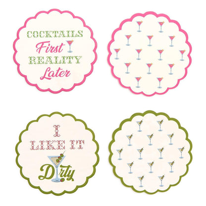 Cocktail Paper Coasters | Set of 24