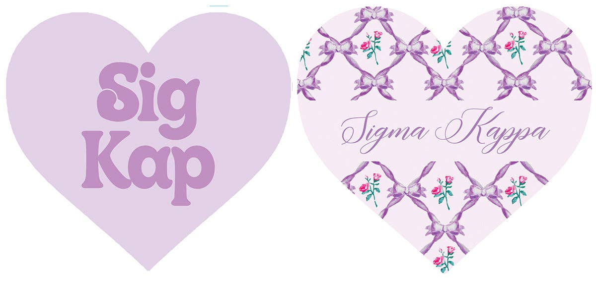 ADPi Heart Coaster