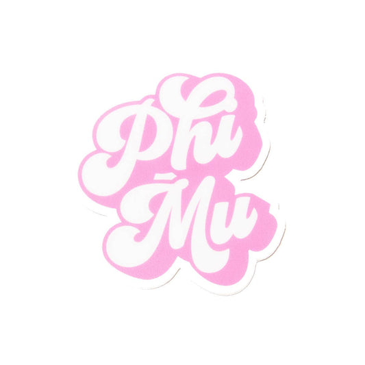 RETRO Decal Sticker - Phi Mu