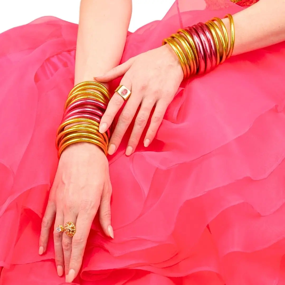 Pink Tzubbie All Weather Bangle® (AWB®) - Serenity Prayer