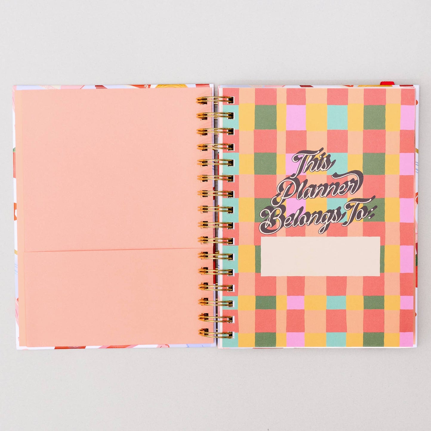 17-Month Academic Planner - Medium Oil Paint Floral