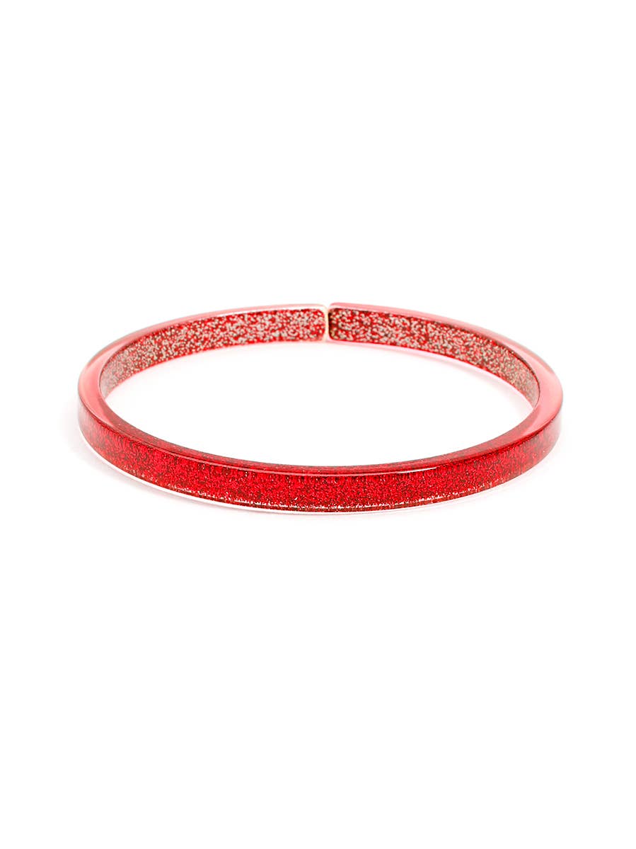 Lauren Resin Bracelet - Bright Orange
