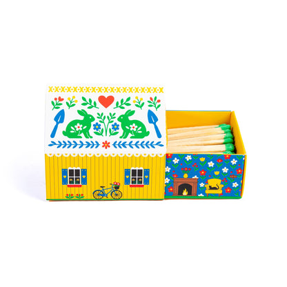 Swedish Dream® Tiny Living Yellow Matchbox Cottage