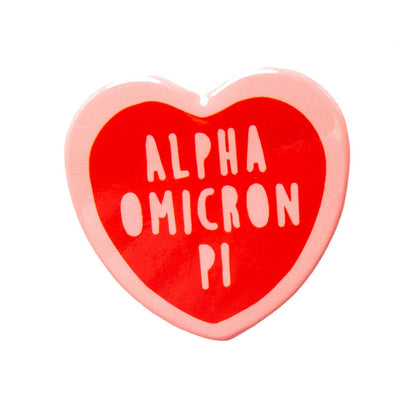 Sweet Heart Button: Chi Omega