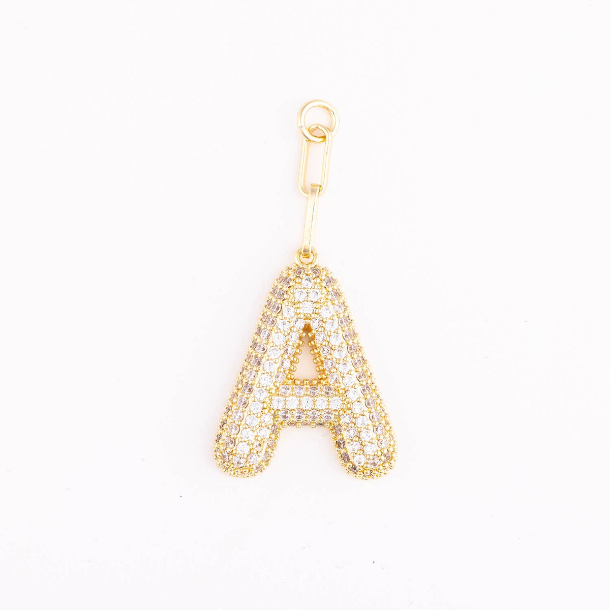 Bag Charm | Heather Initial: L