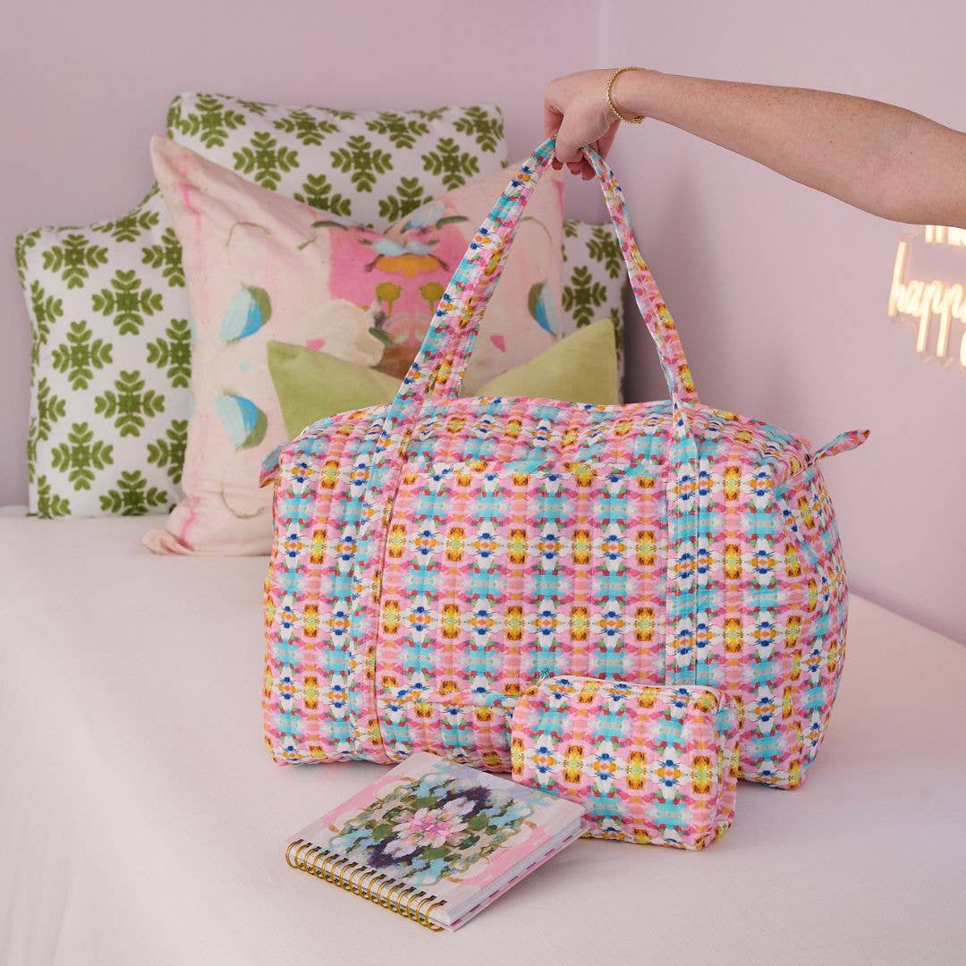 Sumner Pink Small Cosmetic Bag - Thumbnail 3