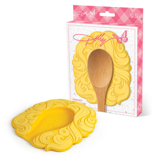 Dolly Parton Spoon Rest, Dolly-Inspired Big Hair Design